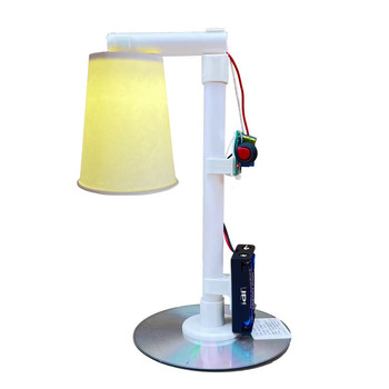 Children's adjustable desk lamp circuit material package