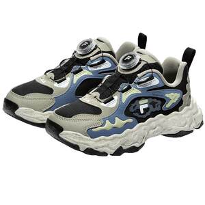 FILA KIDS FILA children's shoes children's retro running shoes 2026 spring new men's and women's knob sports shoes