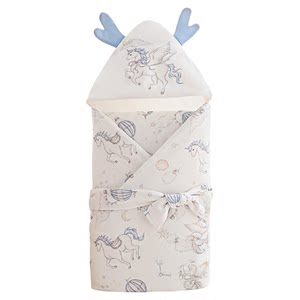 
Half-woven peach quilt pure cotton baby newborn four-season quilt swaddle supplies baby soft baby supplies