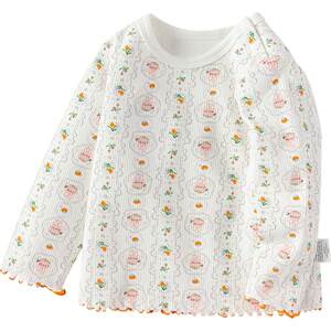 
Balabala baby long-sleeved T-shirt boys and girls tops spring and autumn new children's clothing children's bottoming shirt trendy kids