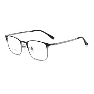 Ultra -pure titanium glasses Men's tide can be equipped with close vision, business half -frame full -titanium -eye frame mirror frame myopia

