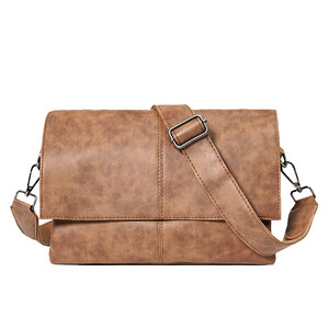 Multi -pocket shoulder bag messenger bag tide men's bag Korean men's bag small backpack tide casual small shoulder bag backpack backpack