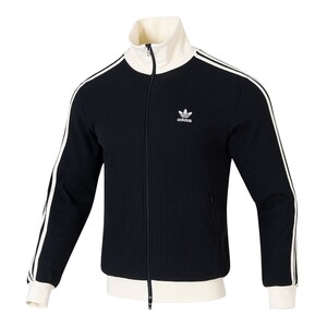 
Adidas clover men's and women's spring new waffle sports slim jacket thin coat KY5770