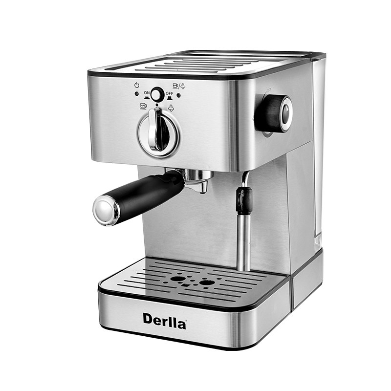 Stainless Steel Cookworks Espresso Machine With Frother Derlla KW