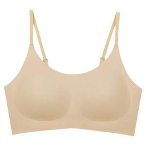 
Ubras no size liquid foundation underwear camisole spaghetti straps invisible traceless wireless summer thin bra for women