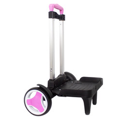Silent foldable schoolbag trolley