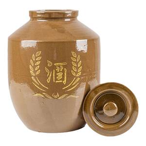 Wine jar household sealed old-fashioned earthenware wine jar can storage wine can 30/50*0.5kg ceramic wine can special wine tank
