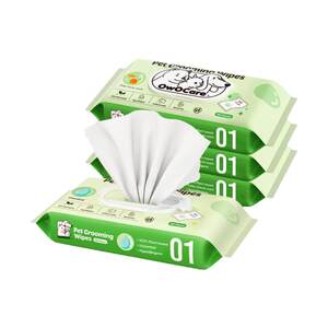 
OwOCare pet wipes, dog and cat no-wash cleaning, special pure water supplies, butt tear stains, portable paper towels