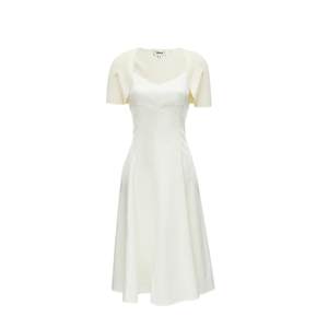 
oq district Lingzhi ONLY2025 spring and summer temperament design A-line two-piece set mid-length dress women's fashion