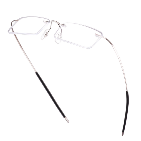 Marcwalks myopia glasses glasses frame glasses frame men's and female frameless glasses diamond cut edge glasses processing fee
