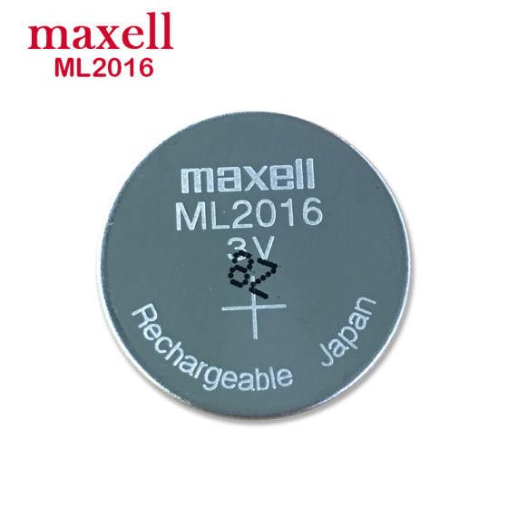 原装日本MAXELL/麦克赛尔ML2016 3V可充电池 光能手表PLC主板电池