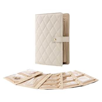 Weilando Jewelry Storage Bag Portable Necklace Gold Book Handbook Handmade Box Travel Anti-oxidation Storage Bag