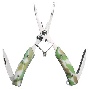 
Pool blade multi-functional folding lure pliers new stainless steel fish controller advanced special pliers long mouth micro-object