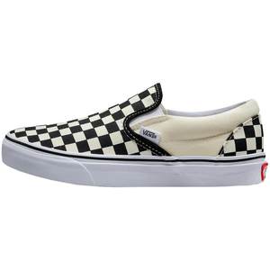 Vans official classic Slip-On black and white chess board classic one-legged shoes canvas shoes low top
