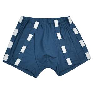 Nursing underwear for patients undergoing fracture surgery, bedridden, paralyzed elderly, easy to wear and take off, side buckle style men's flat angle shorts