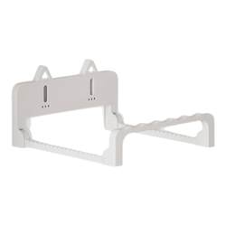 Hole-free wall-mounted washbasin bathroom storage rack