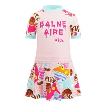BE Van De'Ann jointly-branded girl's sun protection and split swimsuit
