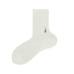 
Beeff triple gift box 'summer day' embroidered mid-tube socks, thin summer color style, boneless socks