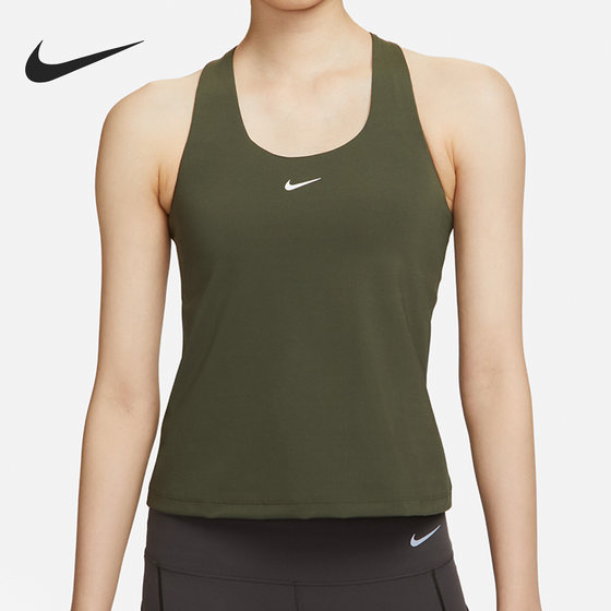 Nike/耐克官方正品新款女子运动透气休闲U领无袖背心DV9898-325