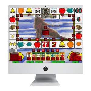 Childhood game fruit machine snow leopard game arcade horse racing entertainment nostalgic nine lotus lantern computer stand-alone software