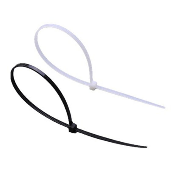 Yutai self-locking nylon cable tie 4 * 200 size plastic cable tie wire bundling harness black/white
