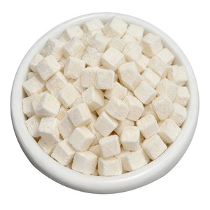 
Freeze-dried snacks for pet dogs, goat milk chicken nuggets, nutritious goat cheese cubes mixed with dog food, puppies, bitches, cat snacks