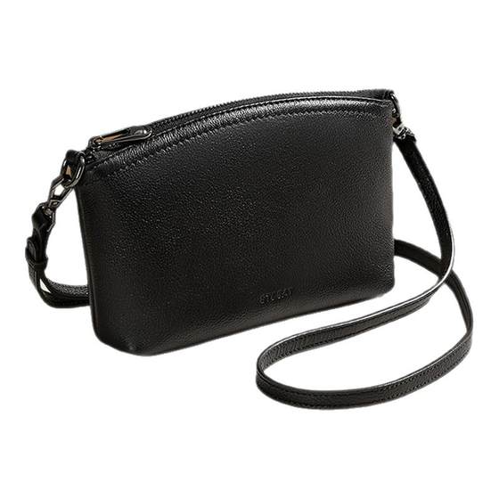 
Saturday small square bag women's 2025 new genuine leather one-shoulder crossbody bag fashionable mobile phone bag commuting mother bag