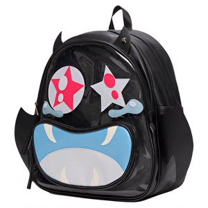 Liangban kimchi 2D backpack student schoolbag men and women cartoon casual versatile backpack bag