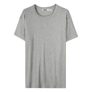 
Yiershuang 100% cotton men's short-sleeved cotton bottoming home pajamas, middle-aged and elderly T-shirts