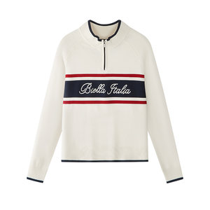 
Take off immediately Knitted sweater FILA FUSION Fila trendy brand women's 2026 Spring New Year style pullover sweater