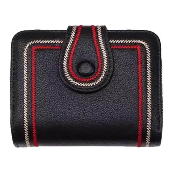 The new small wallet female short leather -sensitive coin purse multi -card position anti -demagnetic card bag wallet integrated female wallet clip