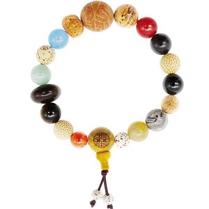 
Lingyin's new 18-seed bracelet, natural multi-treasure bodhi beads, rosary, 18-seed bracelet, men's and women's bracelet souvenirs