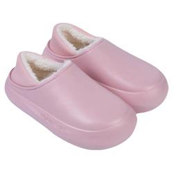Kocham Cie Niche Thick-soled Cotton Slipper Bag With Autumn And Winter Warm Waterproof Anti-slip Plush Couple Chef Shoes