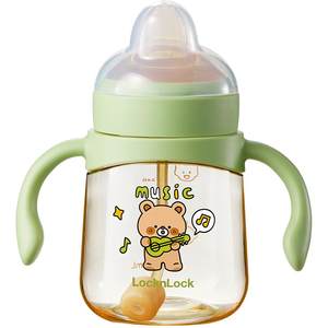 
Lekou Lekou Learning Cup Baby Duck Bite Cup Baby Drinking Water Cup PPSU Straw Bottle Anti-choking Milk Cup