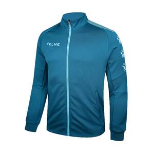 Kelme Karmi jacket knitted long -sleeved men's top adult team football training uniform autumn zipper jacket