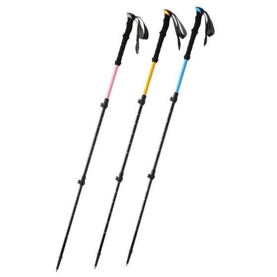 
Trekking sticks, professional outdoor climbing sticks, carbon ultra-light telescopic trekking sticks, carbon fiber hiking equipment