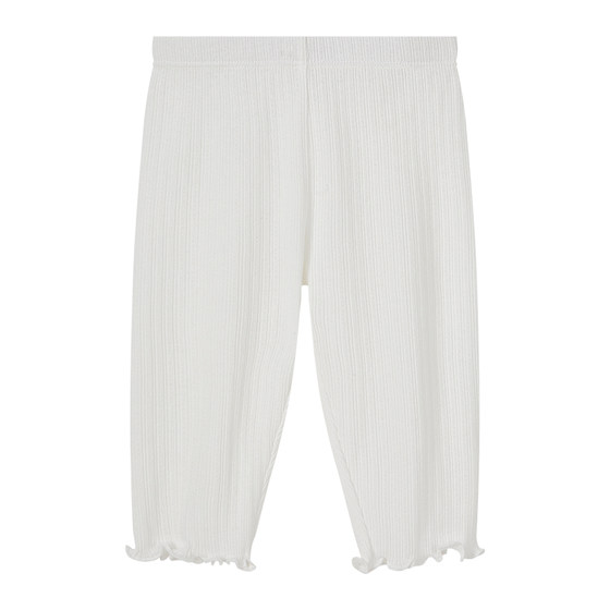 Betas girls' leggings for summer thin cool and antibacterial baby baby ice silk anti-mosquito sun protection cropped pants