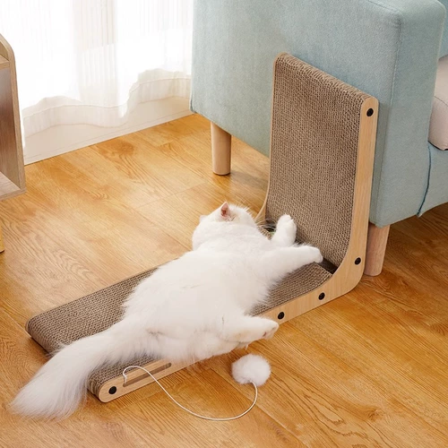 L -Capered Cat Crabing Plate Stand -Up Износ -Устойчивый и не перхоть кошачьи гнездо.