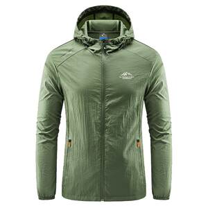 
Summer UV Protection Jacket Men's Sun Protection Jacket 2026 New Casual Thin Single Layer Jacket Outdoor Windbreaker