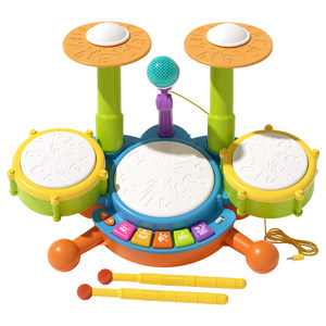 
Children's drum toys percussion instruments Baby hand beating drums infant hand beating drums 4 small drums 1-3 years and 6 months