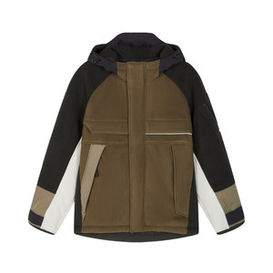 
Sketch men's autumn and winter new casual loose jacket fleece splicing contrasting color outdoor design jacket fashionable