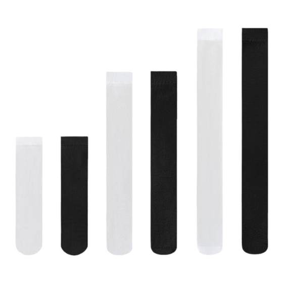 Callest socks Black stockings in summer long -knee socks jk socks thin pressure stress stove -leggings summer half -cut middle socks
