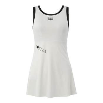 arena Arena 2025 new women's self-swimming sports leisure and comfortable one-piece sleeveless skirt hot spring swimsuit