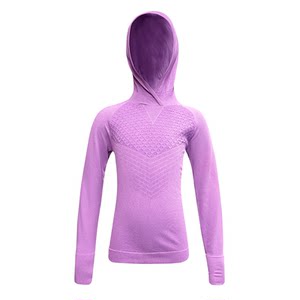 
UTO Youtu children's sports sweatshirt hoodie for men and women quick-drying long-sleeved T-shirt parent-child wear spring and autumn bottoming top