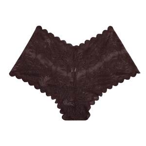 
French sexy lace boxer underwear for women pure desireless low waist lifting hips invisible anti-exposed cotton crotch safety pants