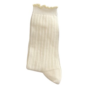 
Piles of fungus socks for women in summer, thin cotton socks, Japanese mid-calf socks, mesh hollow breathable ballet style stockings