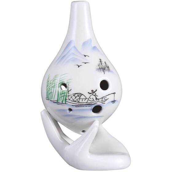 
Ocarina 6-hole beginner alto ac tune primary school students six-hole ceramic flute small musical instrument introduction children's resin ceramic