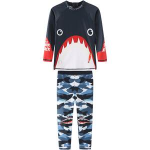 Voda beba Children's Swim Swing Swimsuit Boys Sunscreen Sleeping Pants Shark Big Baby Swimsuit Set