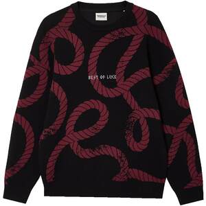 
Jack Jones men's wool sweater spring 2026 new comfortable cotton embroidered loose round neck sweater