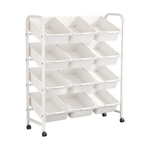 
Children's toy storage rack Baby snack storage rack Floor-mounted household multi-layer toy storage cabinet Classification and organization rack